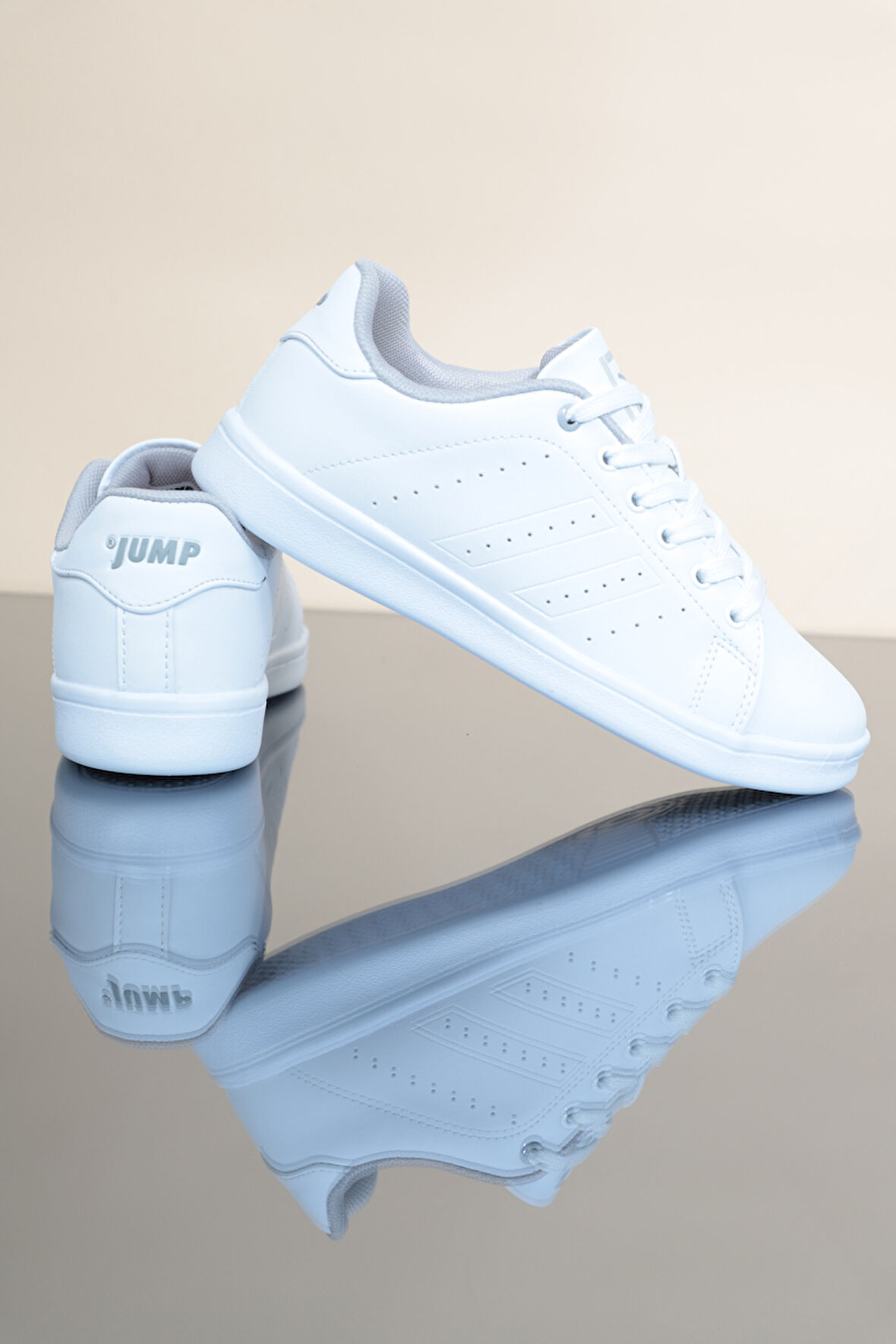 Jump 15307 Ortopedik Sneakers Ayakkabı - BEYAZ - 45
