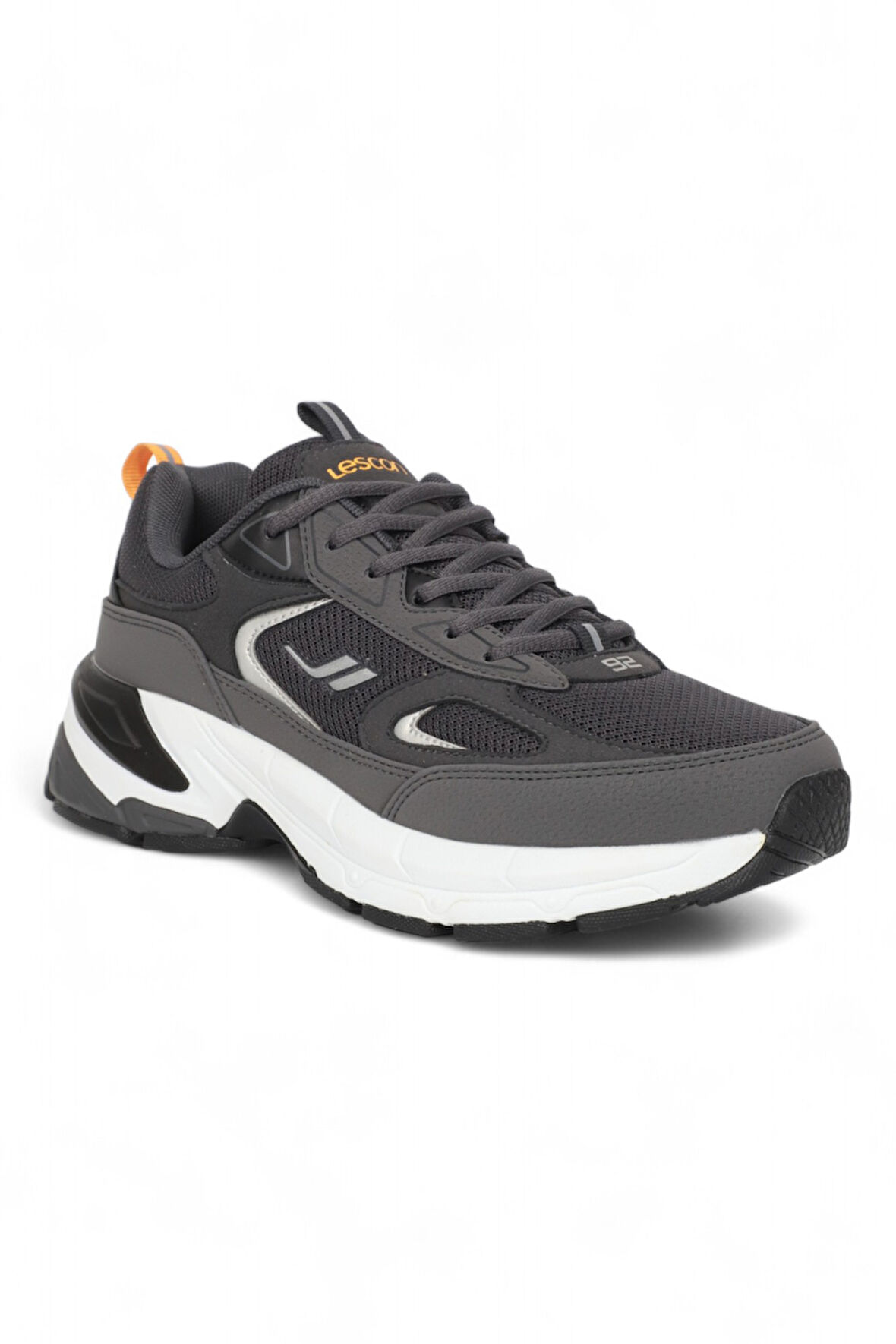 Lescon 2061-Newton Anatomik Tabanlı Unisex Yürüyüş & Koşu Ayakkabısı - NKT02061-Füme-36