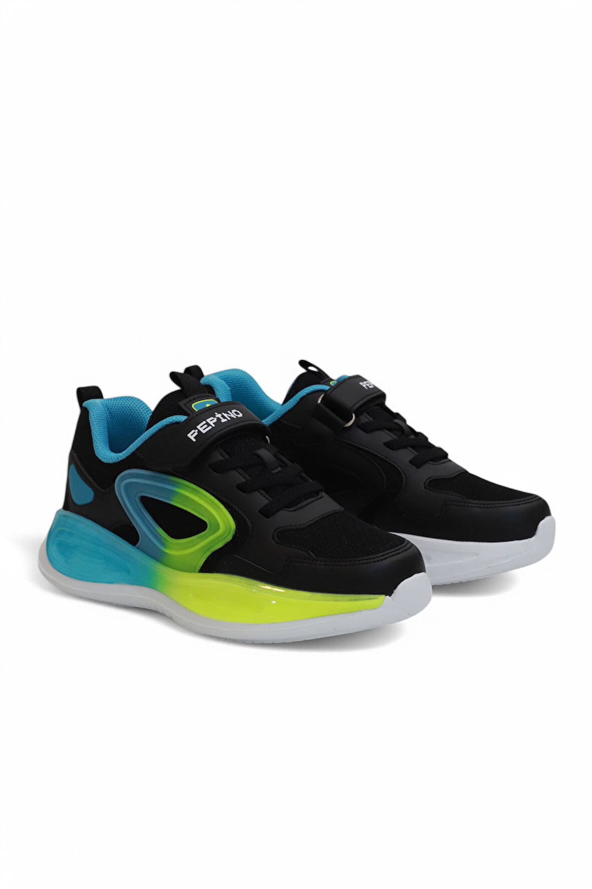 Kidessa 2127-Pepino Anatomik Tabanlı Ultra Hafif Unisex Çocuk Sneakers Ayakkabı - NKT02127-siyah-saks-31