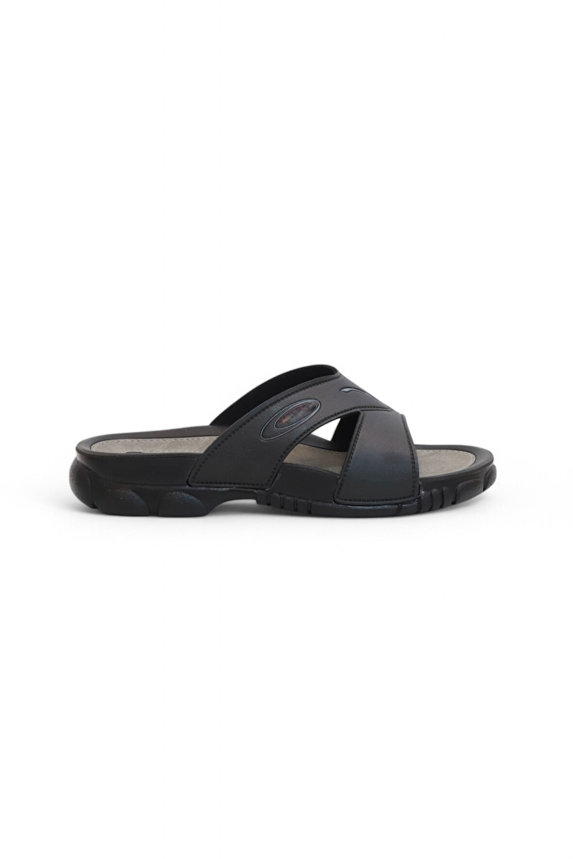 2133-3200 Tam Anatomik Unisex Günlük,Ofis,Spor,Havuz.Deniz ve Tüm Islak Zeminler İçin Uyumlu Terlik - NKT02133-siyah-44