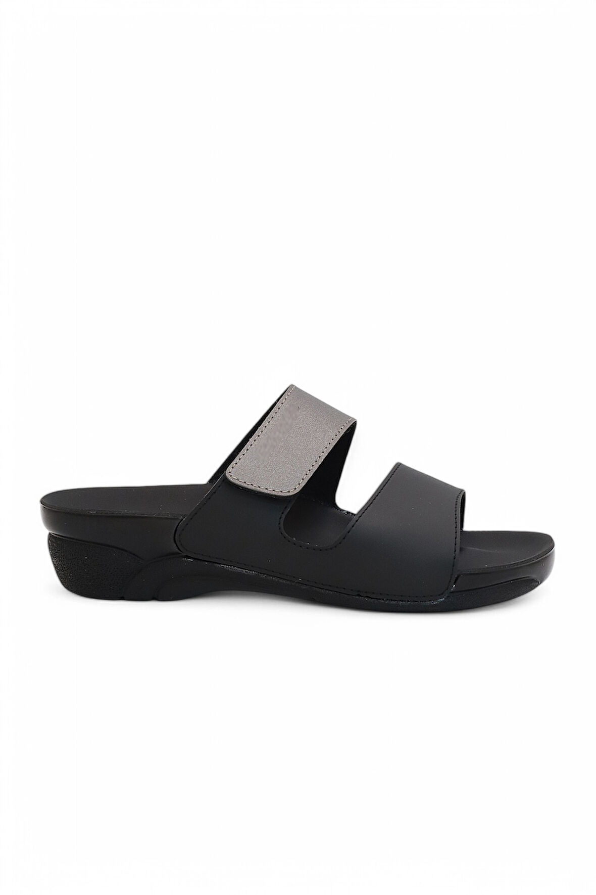 2138-Venedik-15 Anatomik Tabanlı Kadın Günlük Terlik - NKT02138-siyah-36