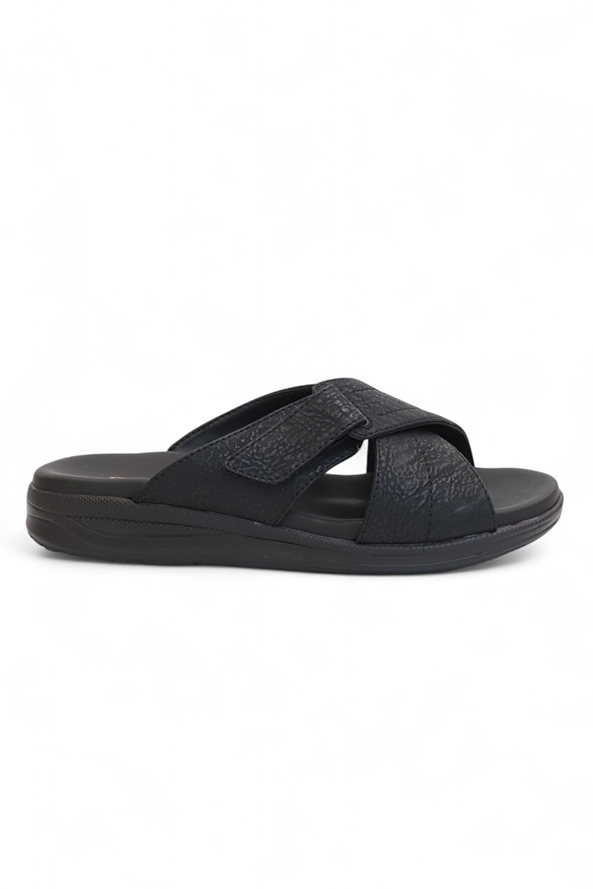 2148-9956 Tam Anatomik Üst Kalite Memory Foam Tabanlı Erkek Terlik - NKT02148-siyah-40