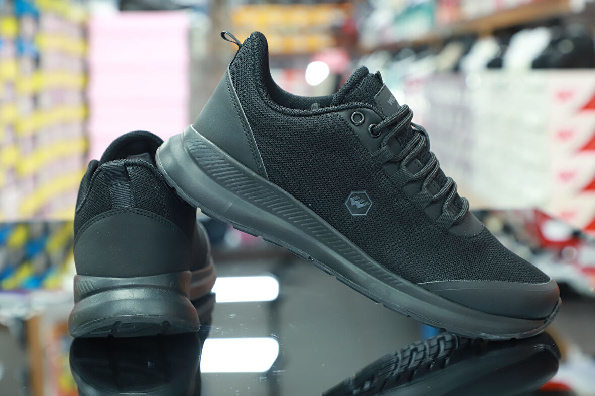 2192-Wıckers Anatomik Tabanlı Ultra Hafif Erkek Yürüyüş & Koşu Ayakkabısı - NKT02192-siyah-43