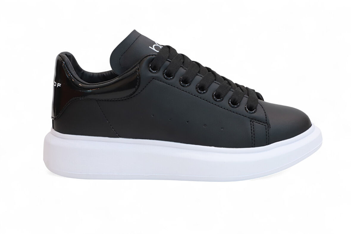 2195-Bestof Anatomik Tabanlı Unisex Sneakers Ayakkabı  - NKT02195-siyah-beyaz-41