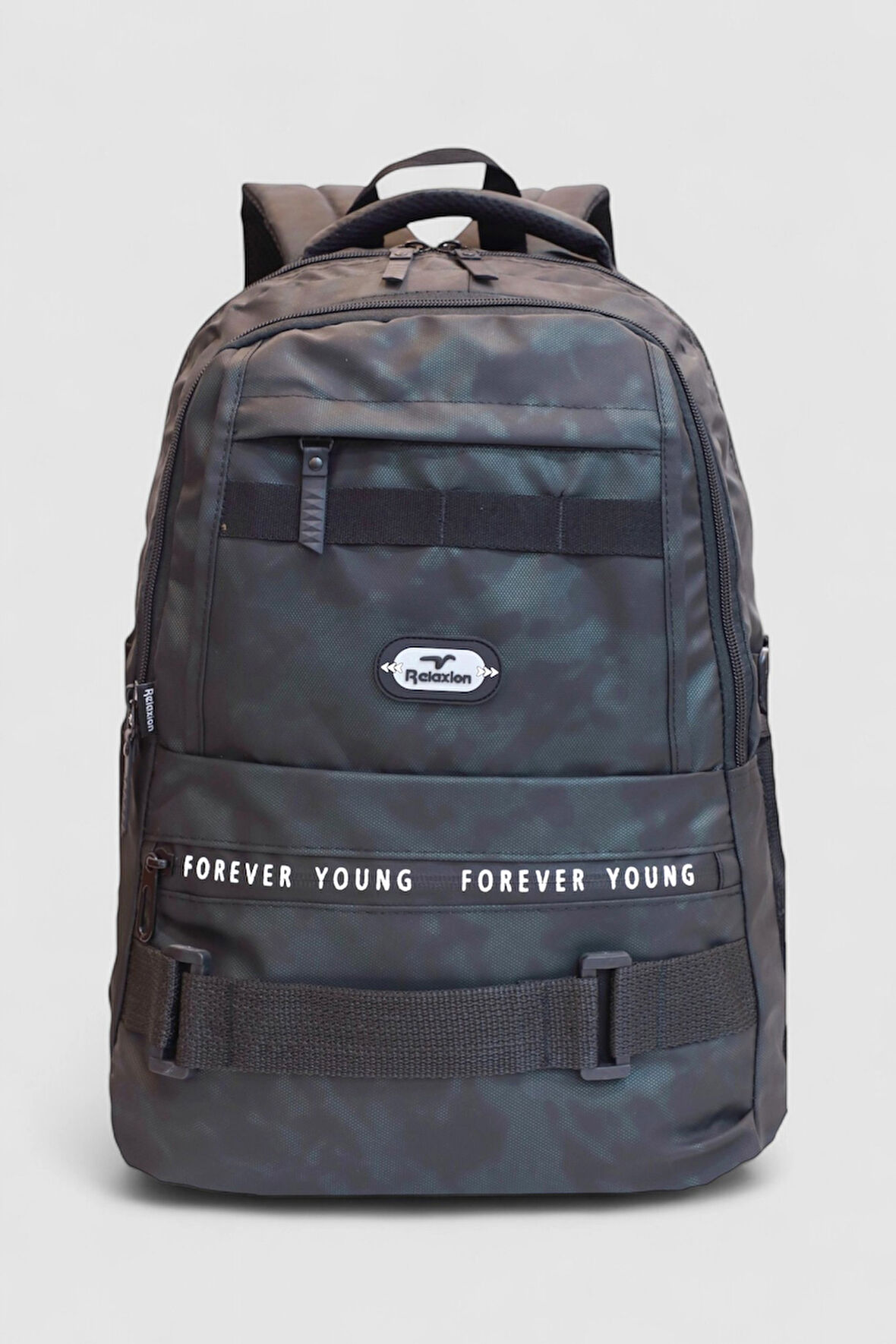 Relaxion 2052-Kamuflaj Üst Kalite Unisex Anatomik Sırt Destekli Günlük,Spor ve Okul Sırt Çantası - NKT02213-haki-TEKEBAT