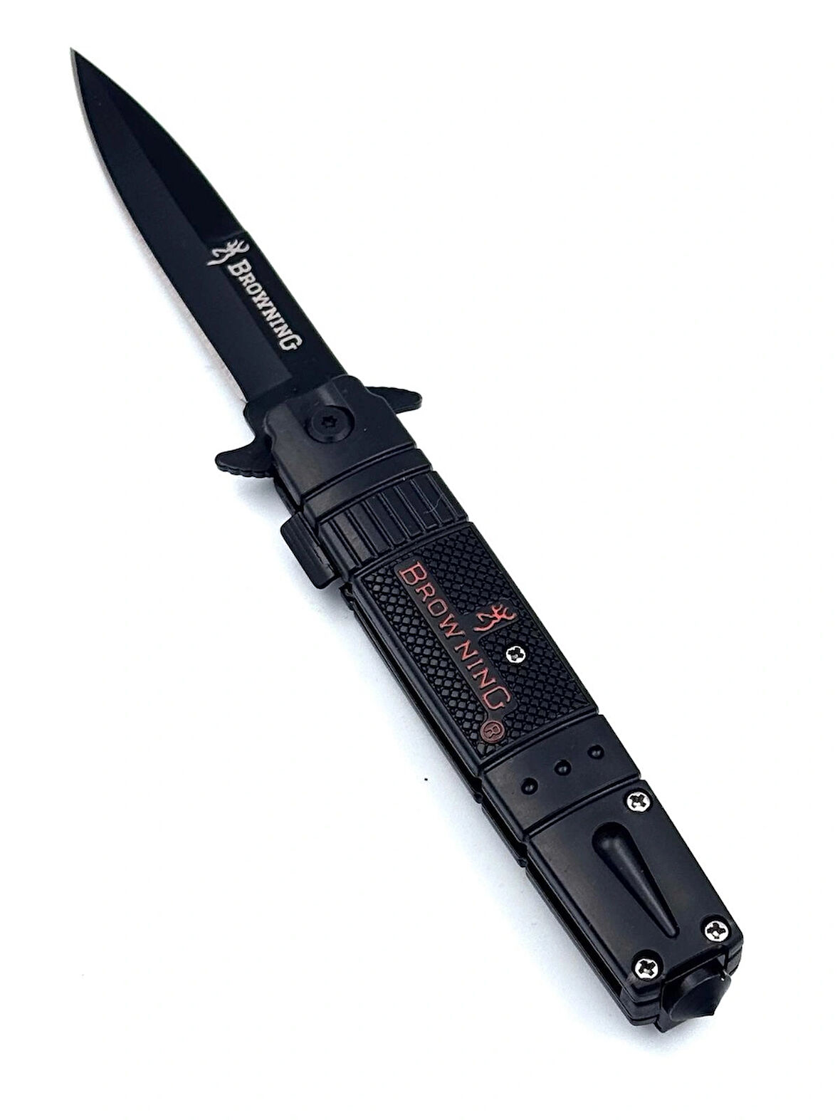 KAMP OUTDOOR SİYAH BROWNİNG ÇAKI 22 CM KEMER KLİPSLİ KİLİTLİ