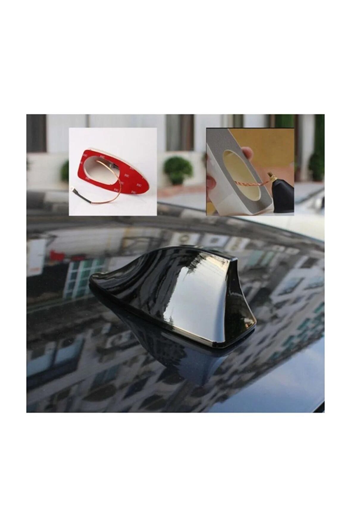 Ford Kuga Uygun Balina Shark Anten Köpek Balığı Anten Siyah