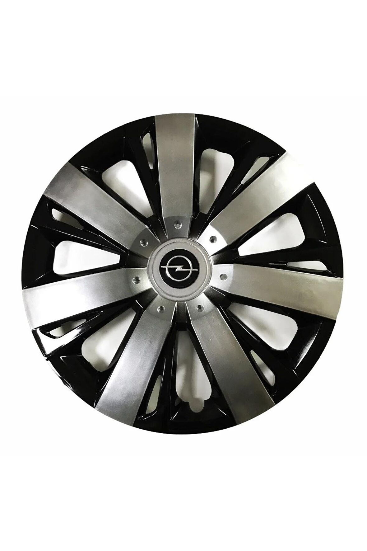 Opel Astra Uyumlu 15 Inç Piano Black Siyah Beyaz Renkli Jant Kapağı 4 Adet