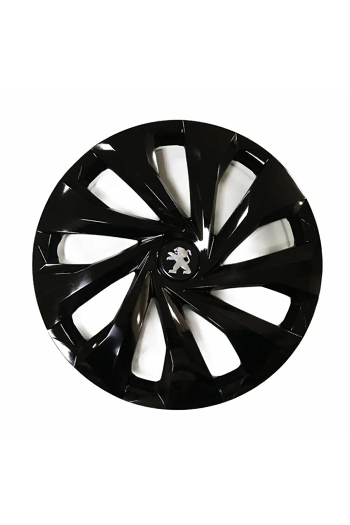 Peugeot 208 Uyumlu 15 Inç 4 Adet Piano Black Siyah Jant Kapağı Takımı
