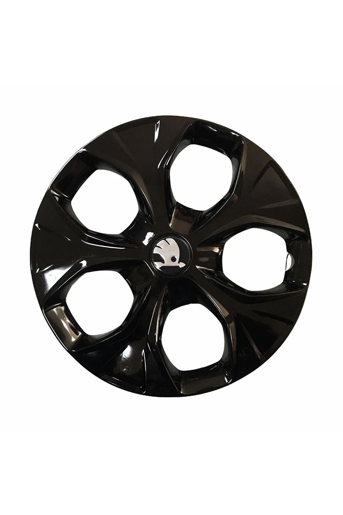 Skoda Favorit Uyumlu 14 Inç Piano Black Siyah Jant Kapağı 4 Adet