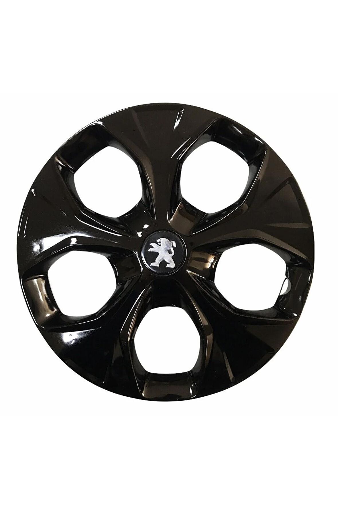 Peugeot 208 Uyumlu 14 Inç Piano Black Siyah Jant Kapağı 4 Adet