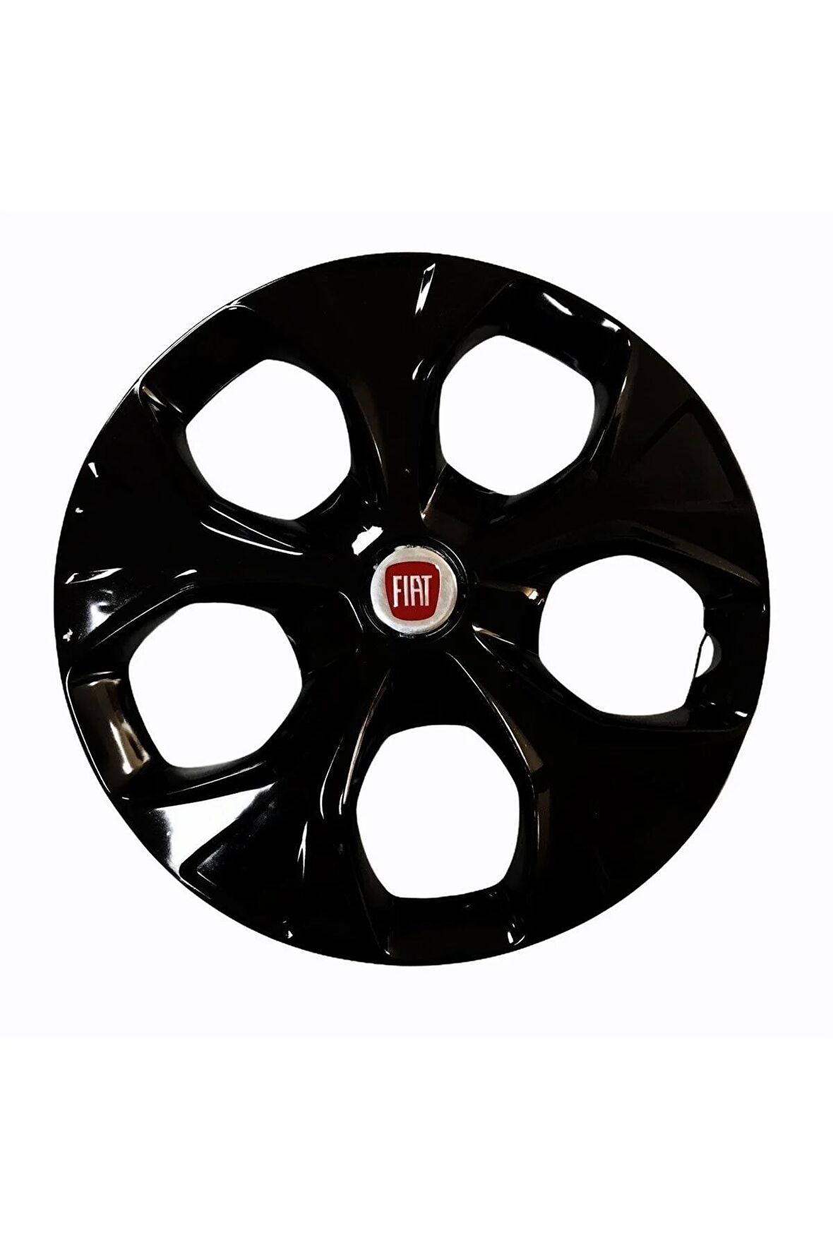Fiat / Tofaş Kartal Uyumlu 15 Inç Piano Black Siyah Jant Kapağı 4 Adet