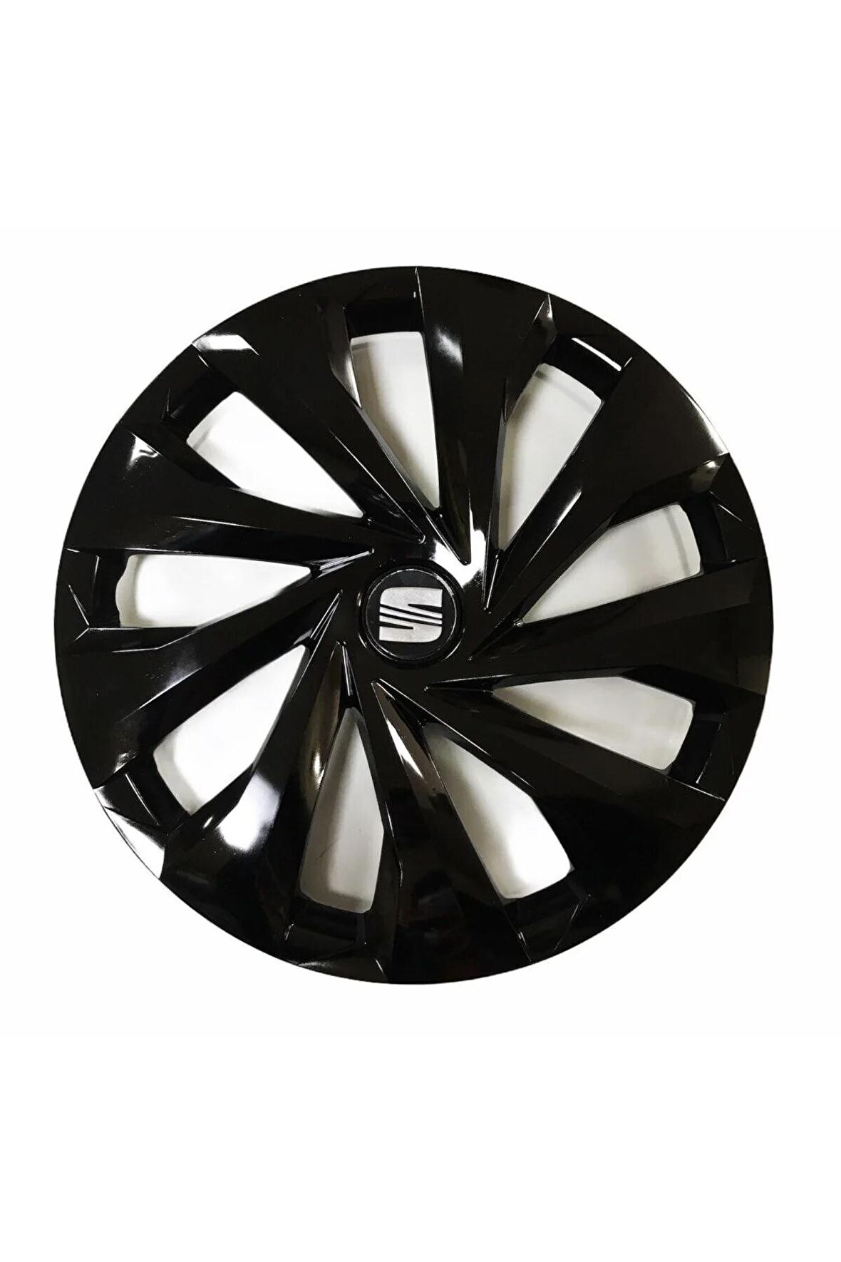 Seat Felicia Uyumlu 14 Inç 4 Adet Piano Black Siyah Jant Kapağı Takımı
