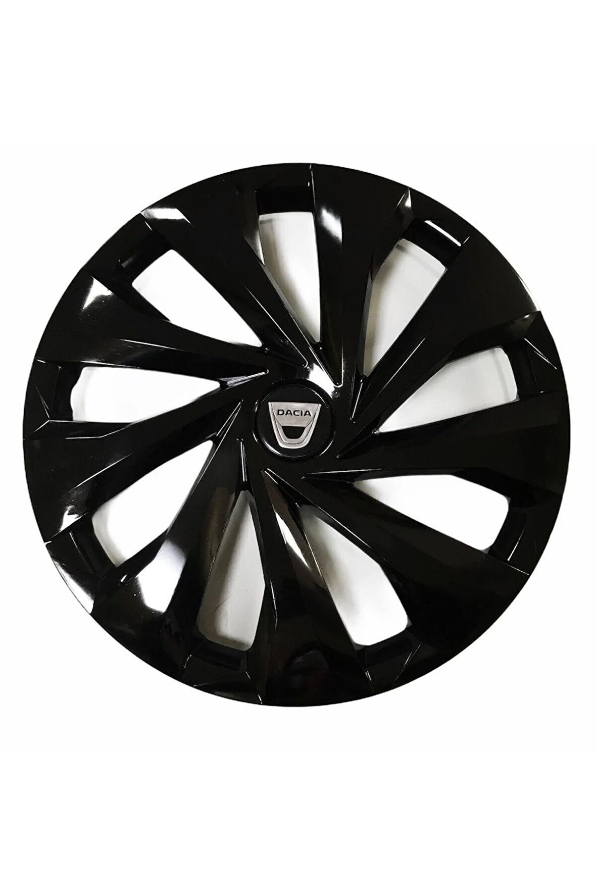 Dacia Duster Uyumlu 15 Inç Piano Black Siyah Jant Kapağı 4 Adet