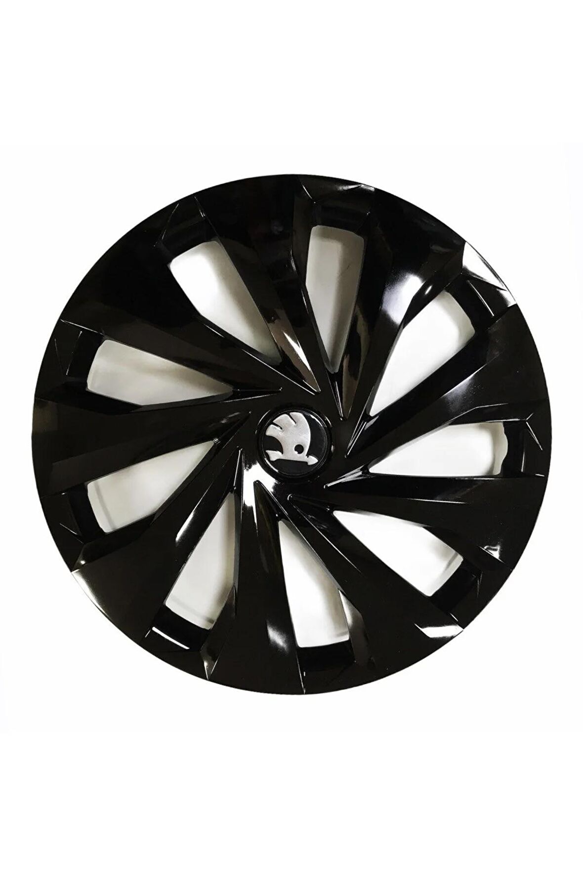 Skoda Favorit Uyumlu 14 Inç 4 Adet Piano Black Siyah Jant Kapağı Takımı