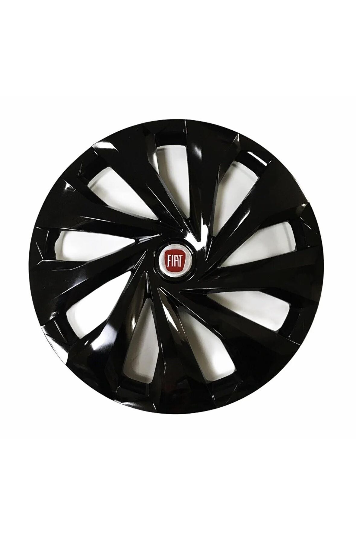 Fiat Fiorino Uyumlu 15 Inç 4 Adet Piano Black Siyah Jant Kapağı Takımı