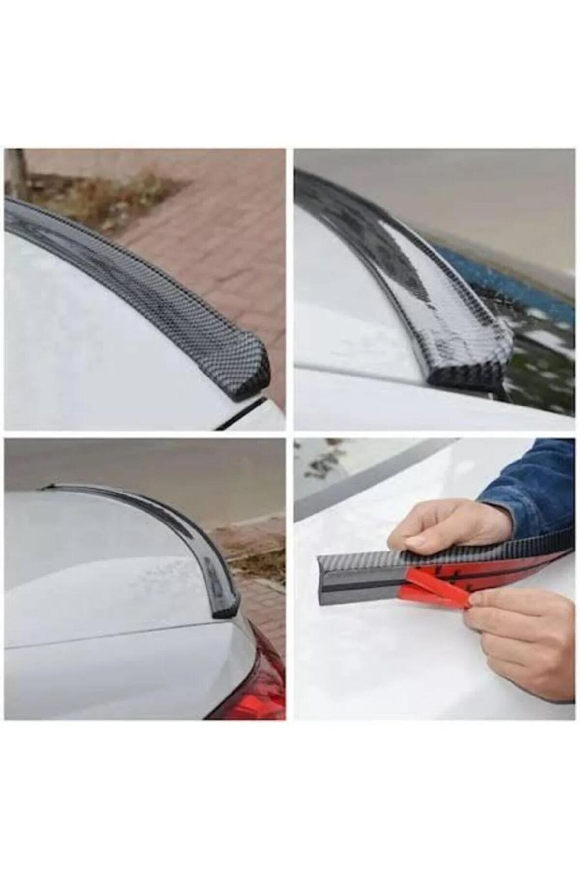 Mazda Mazda3 Uyumlu Bagaj üstü İthal Samurai Karbon Spoiler Bagaj Çıtası