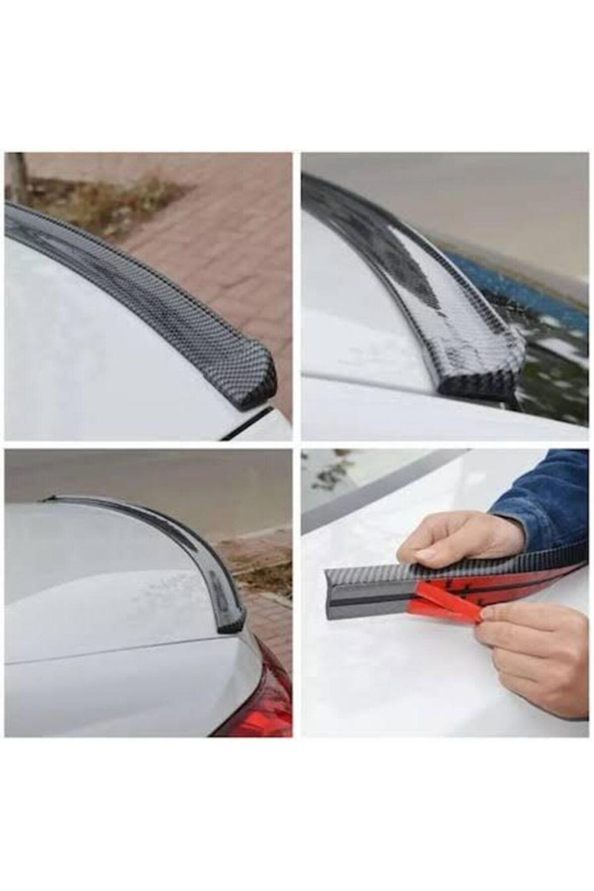 Fiat Marea Uyumlu Bagaj üstü İthal  Samurai Karbon Spoiler Bagaj Çıtası