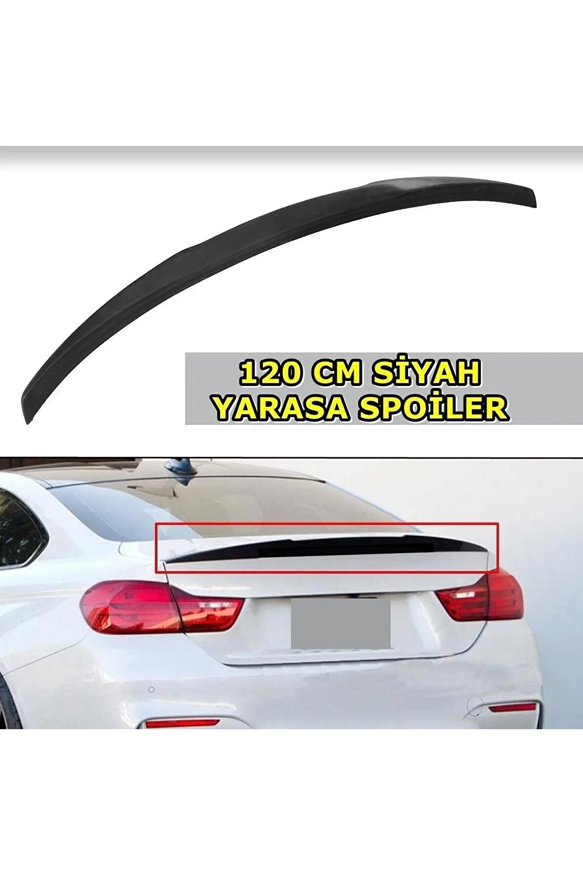 Toyota Corolla Uyumlu Yarasa Spoiler 120 Cm