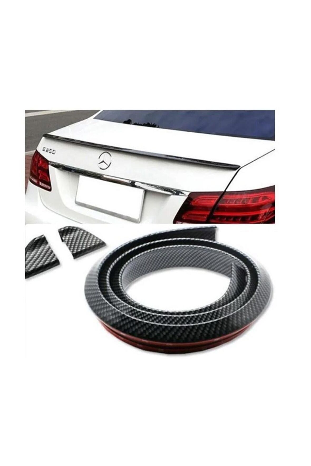 Renault 25 Uyumlu Bagaj Üstü Carbon Karbon Spoiler - 3d Bagaj Çıtası