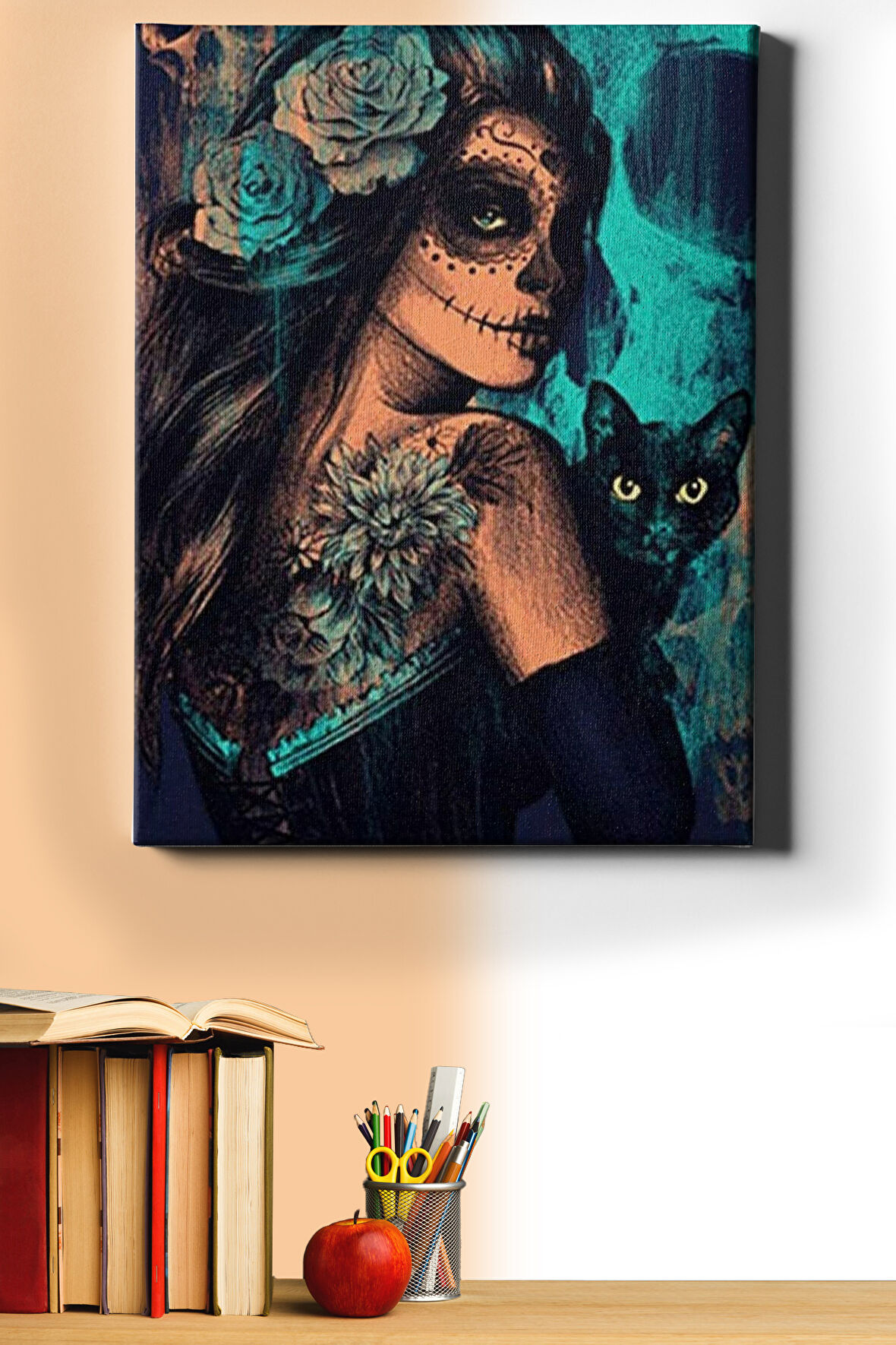 Sayılarla Boyama Seti Çerçevesiz Göçebe Ruh 60 X 75 Cm