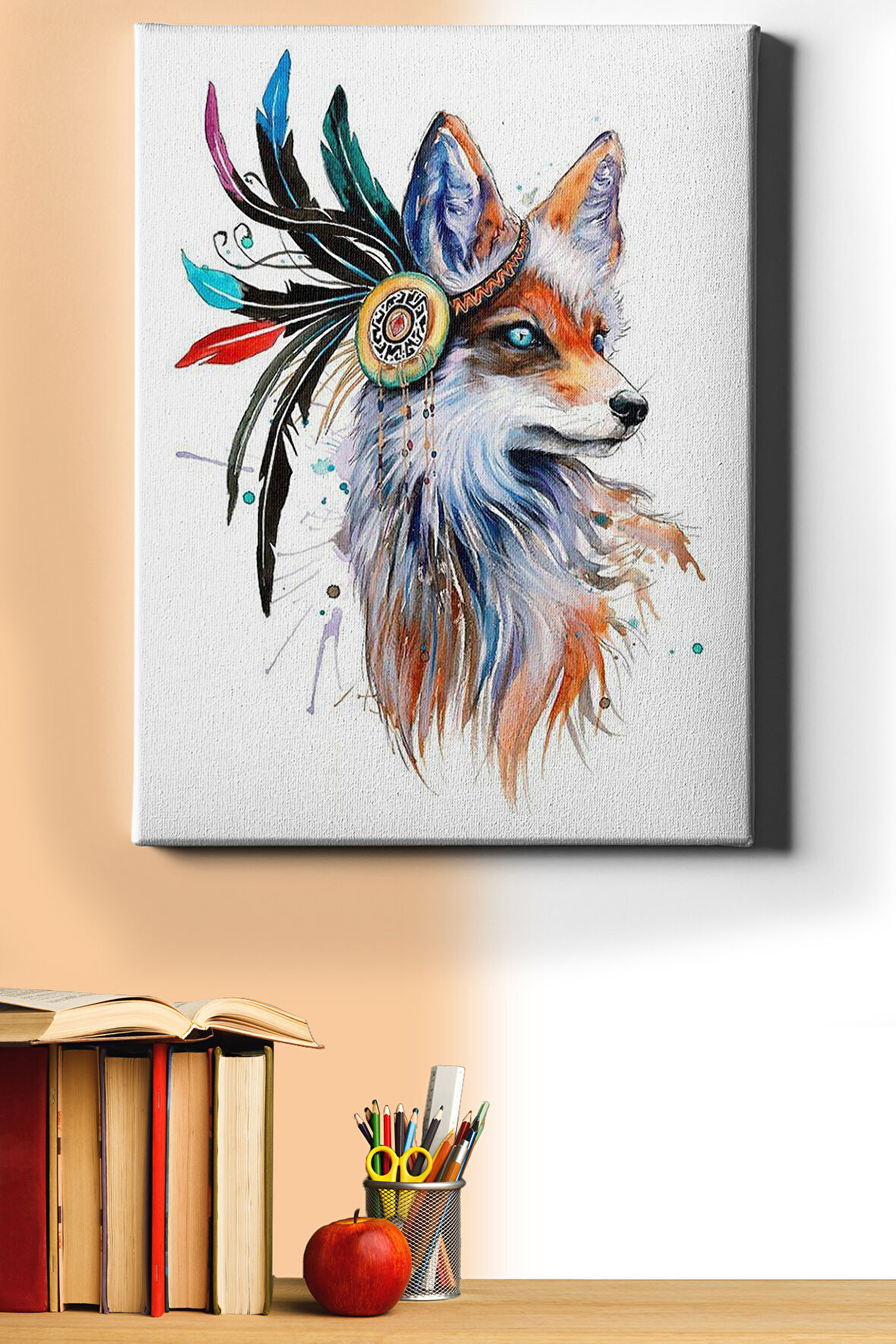 Sayılarla Boyama Seti Kasnaklı Tilkinin Hayali 40 X 50 Cm