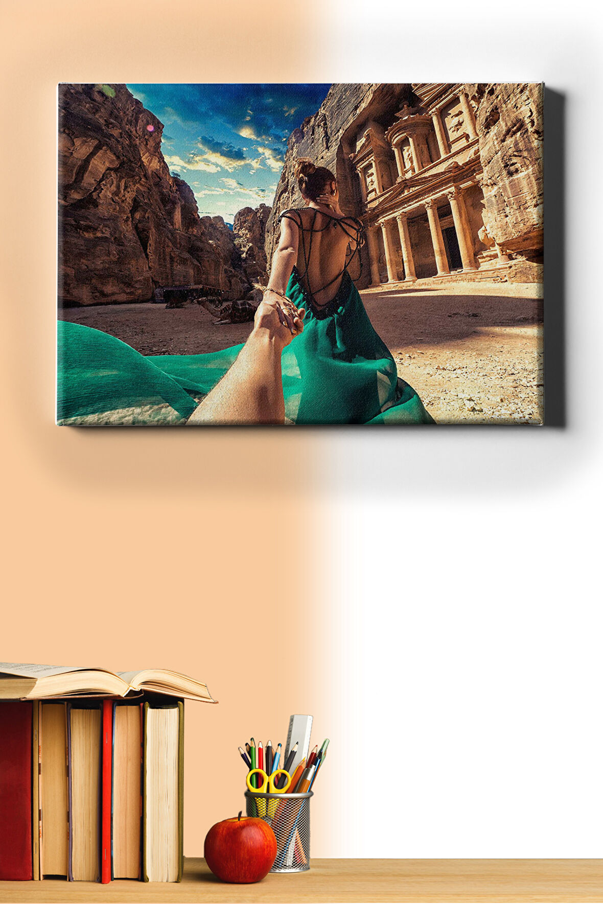 Sayılarla Boyama Seti Kasnaklı Tatil Hatırası 40 X 50 Cm