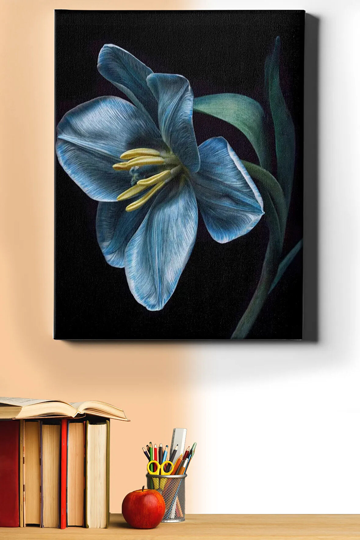 Sayılarla Boyama Seti Kasnaklı Nilüfer 2 60 X 75 Cm