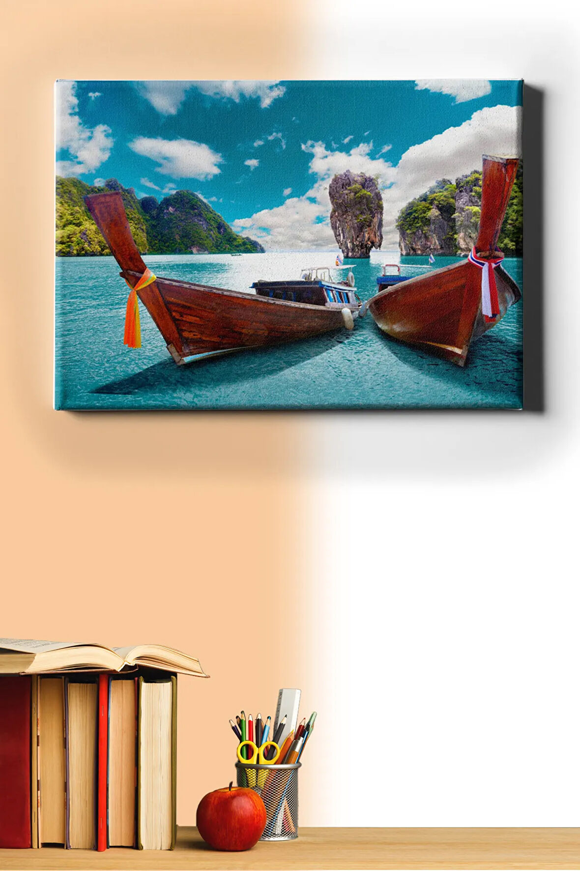 Sayılarla Boyama Seti Kasnaklı Phuket'e Ziyaret 40 X 50 Cm