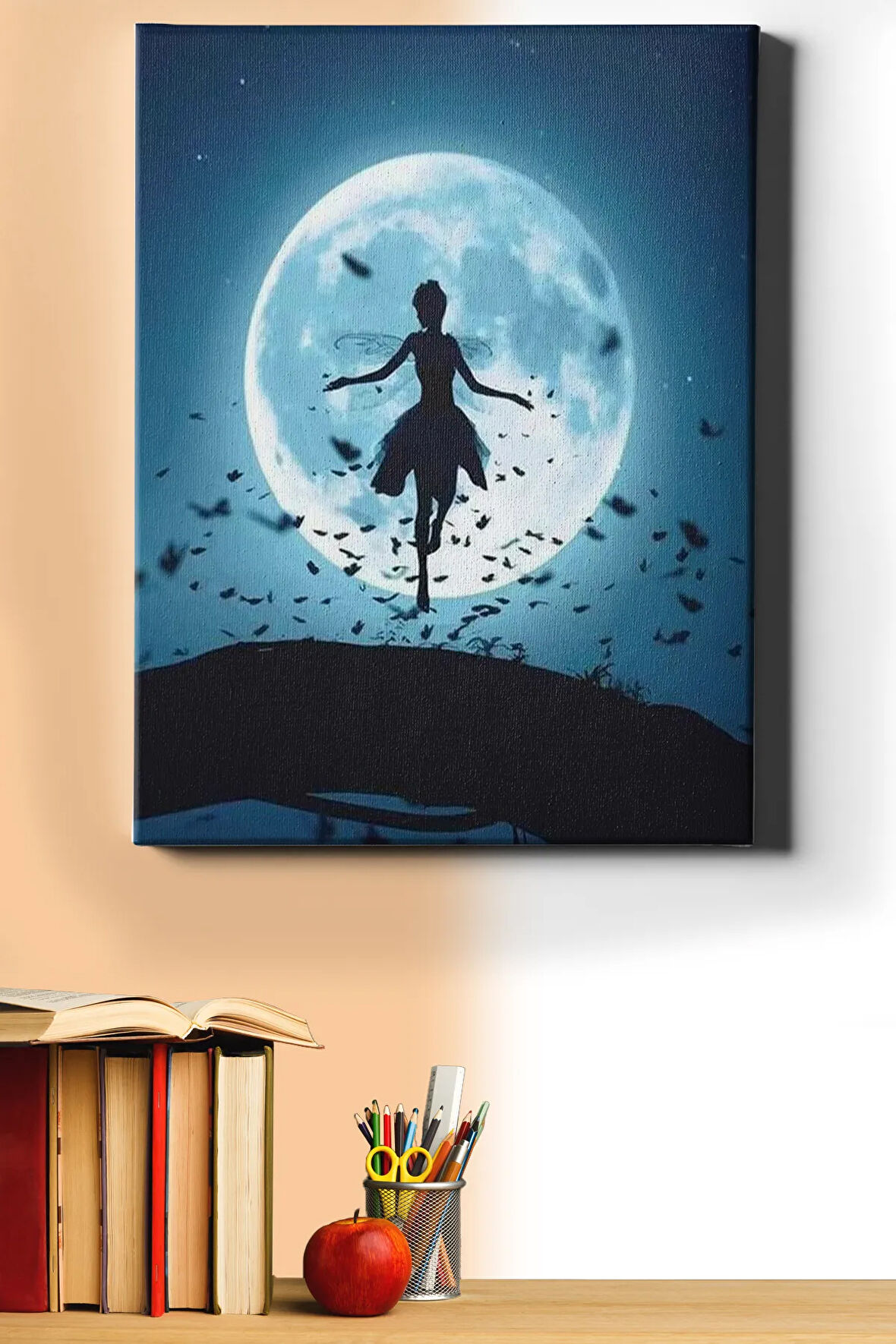 Sayılarla Boyama Seti Kasnaklı Peri Kızı 60 X 75 Cm