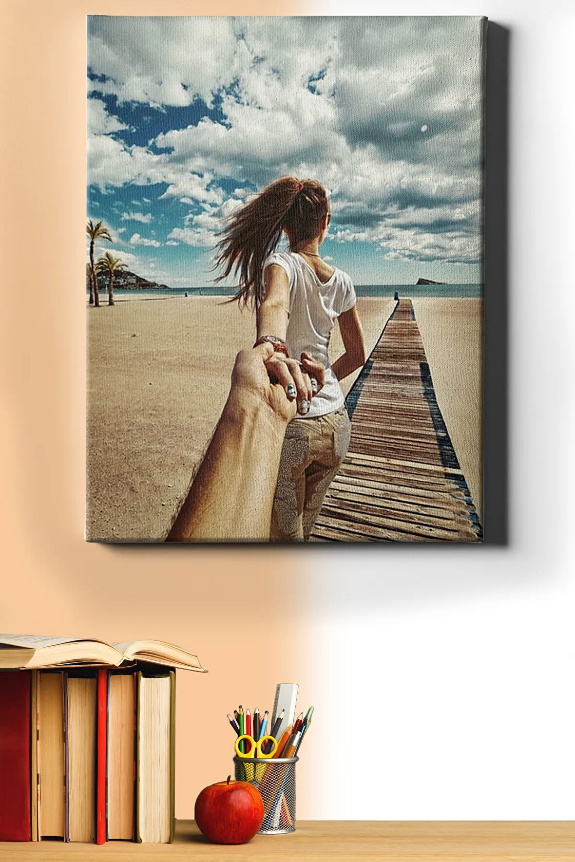 Sayılarla Boyama Seti Kasnaklı Beni Takip Et 60 X 75 Cm