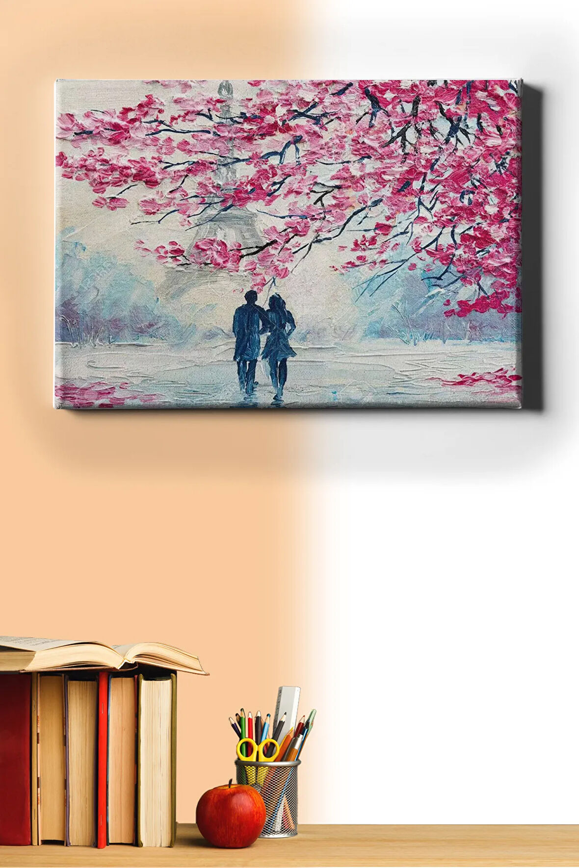 Sayılarla Boyama Seti Kasnaklı Sonbahar Aşıkları 40 X 50 Cm