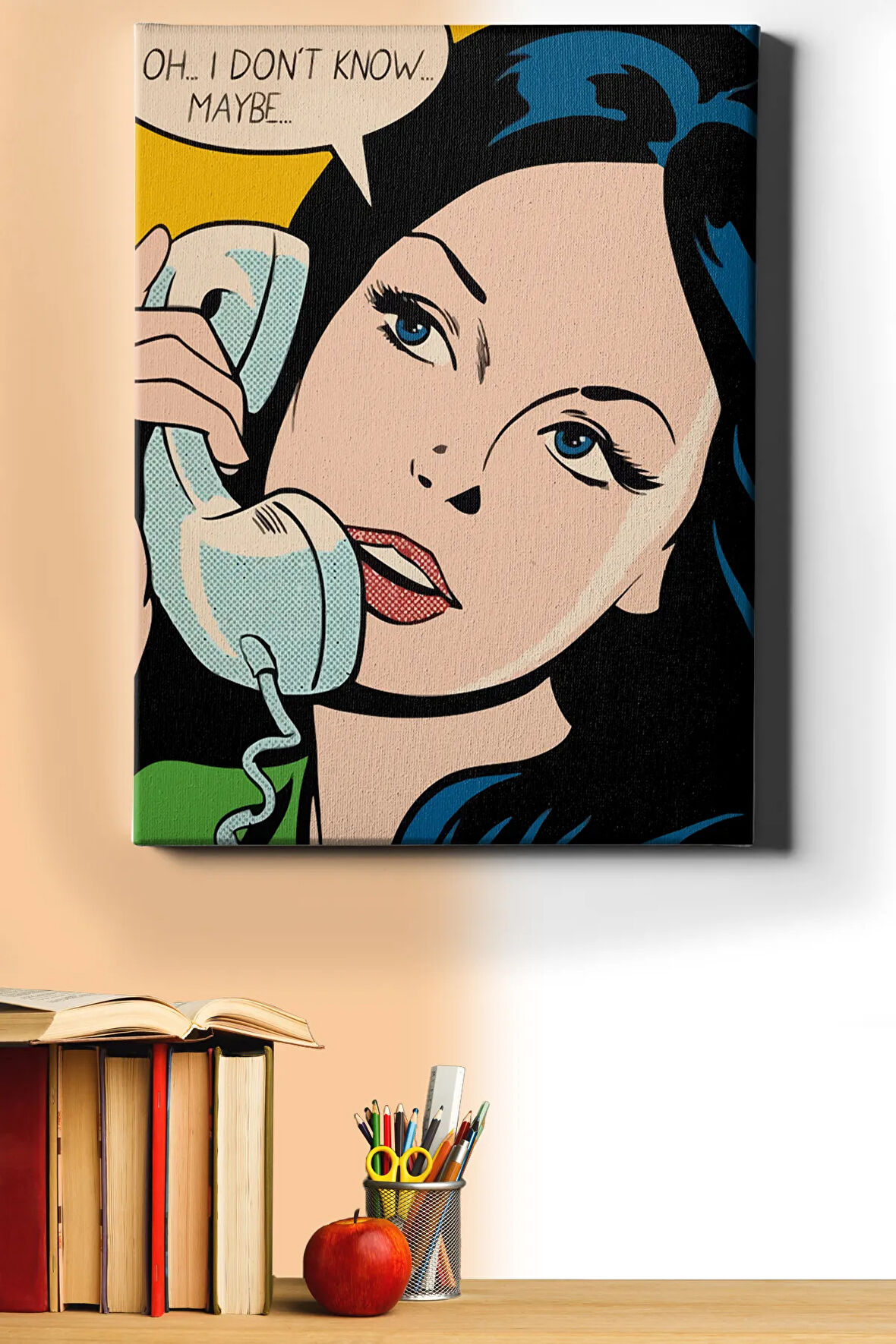 Sayılarla Boyama Seti Kasnaklı Bilmem Belki 60 X 75 Cm