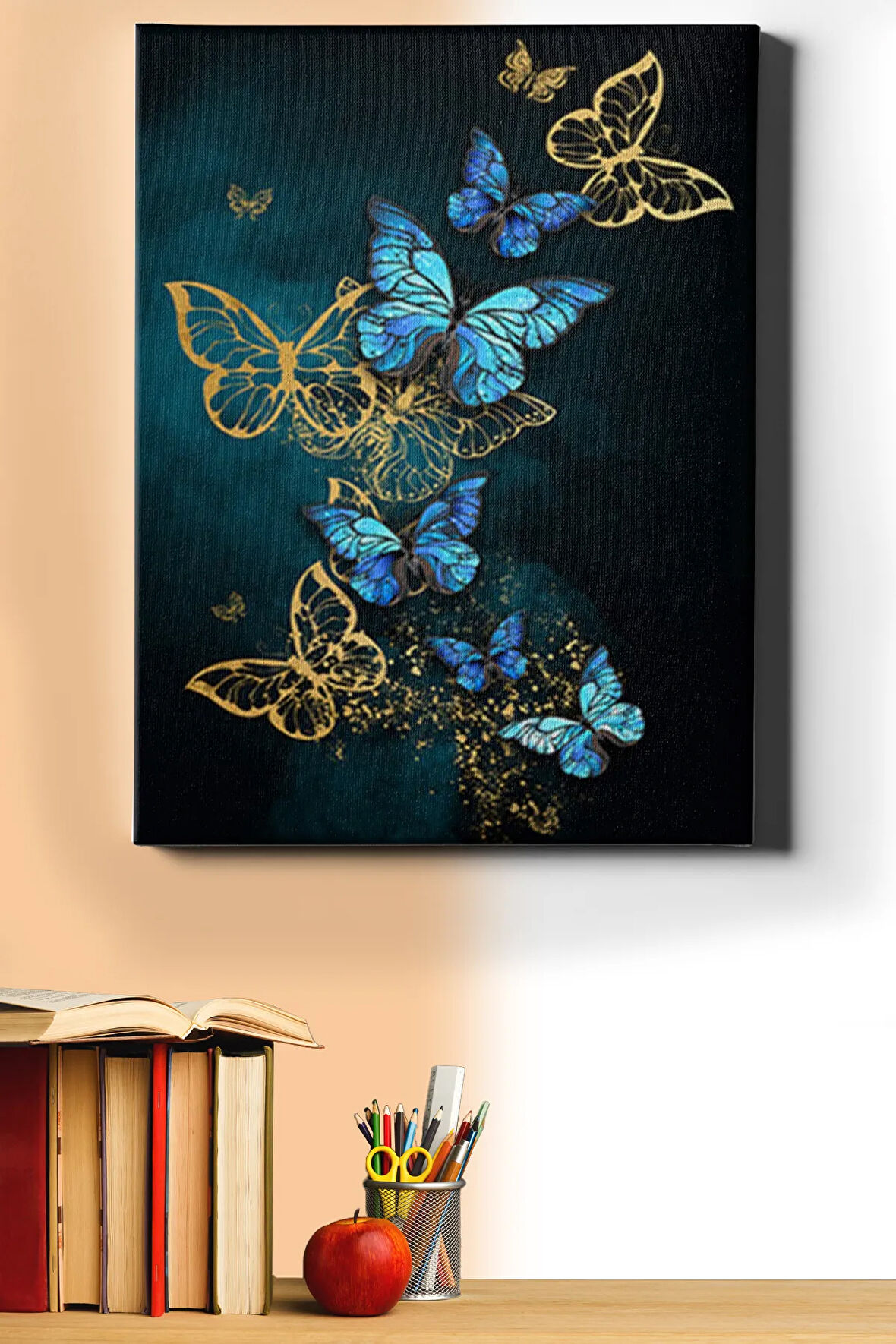 Sayılarla Boyama Seti Kasnaklı Kelebekler 60 X 75 Cm