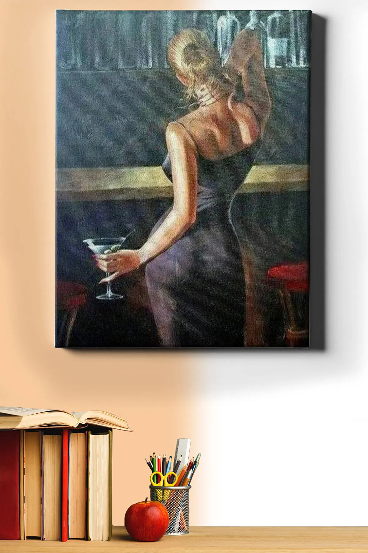 Sayılarla Boyama Seti Kasnaklı Yorgun Kadın 50 X 65 Cm