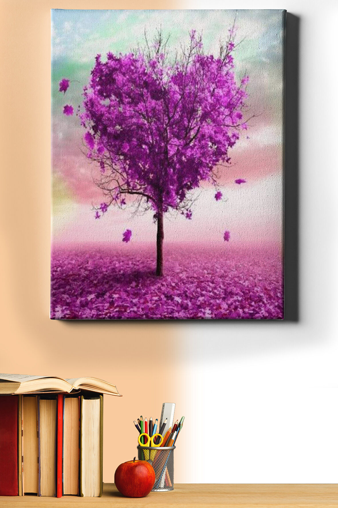 Sayılarla Boyama Seti Kasnaklı Aşk Ve Hüzün Ağacı 50 X 65 Cm