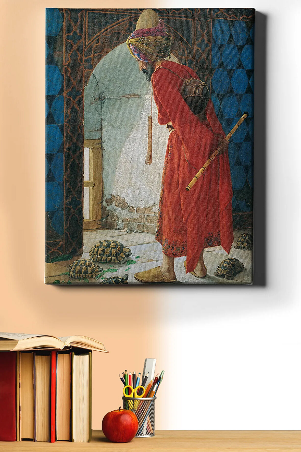 Sayılarla Boyama Seti Kasnaklı Kaplumbağa Terbiyecisi 60 X 75 Cm