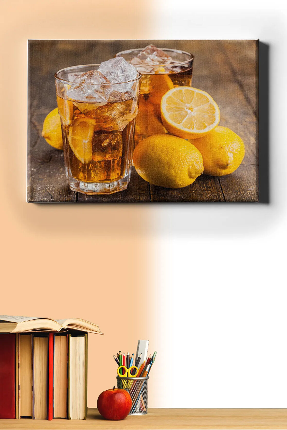 Sayılarla Boyama Seti Kasnaklı Buzlu Limonata 60 X 75 Cm