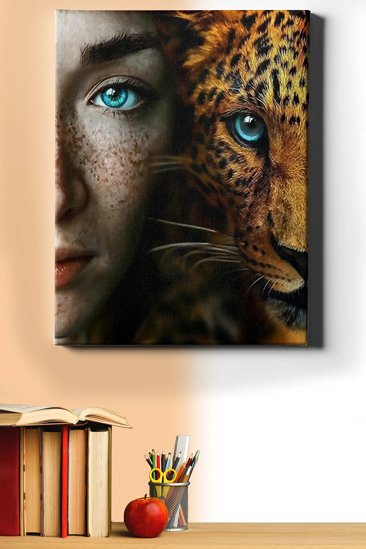 Sayılarla Boyama Seti Kasnaklı Vahşi Güzel 50 X 65 Cm