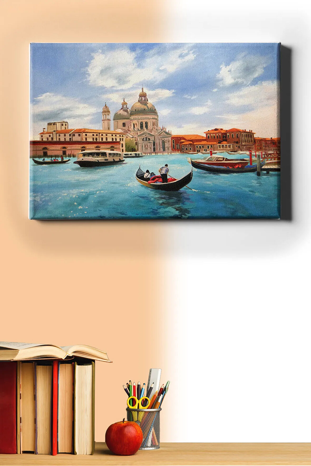 Sayılarla Boyama Seti Kasnaklı Venedik'te Sabah 50 X 65 Cm