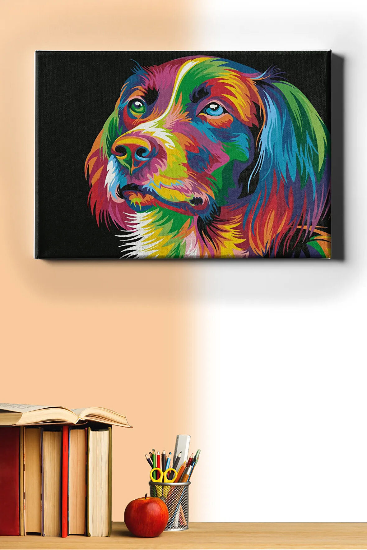 Sayılarla Boyama Seti Kasnaklı Renkli Dost 60 X 75 Cm