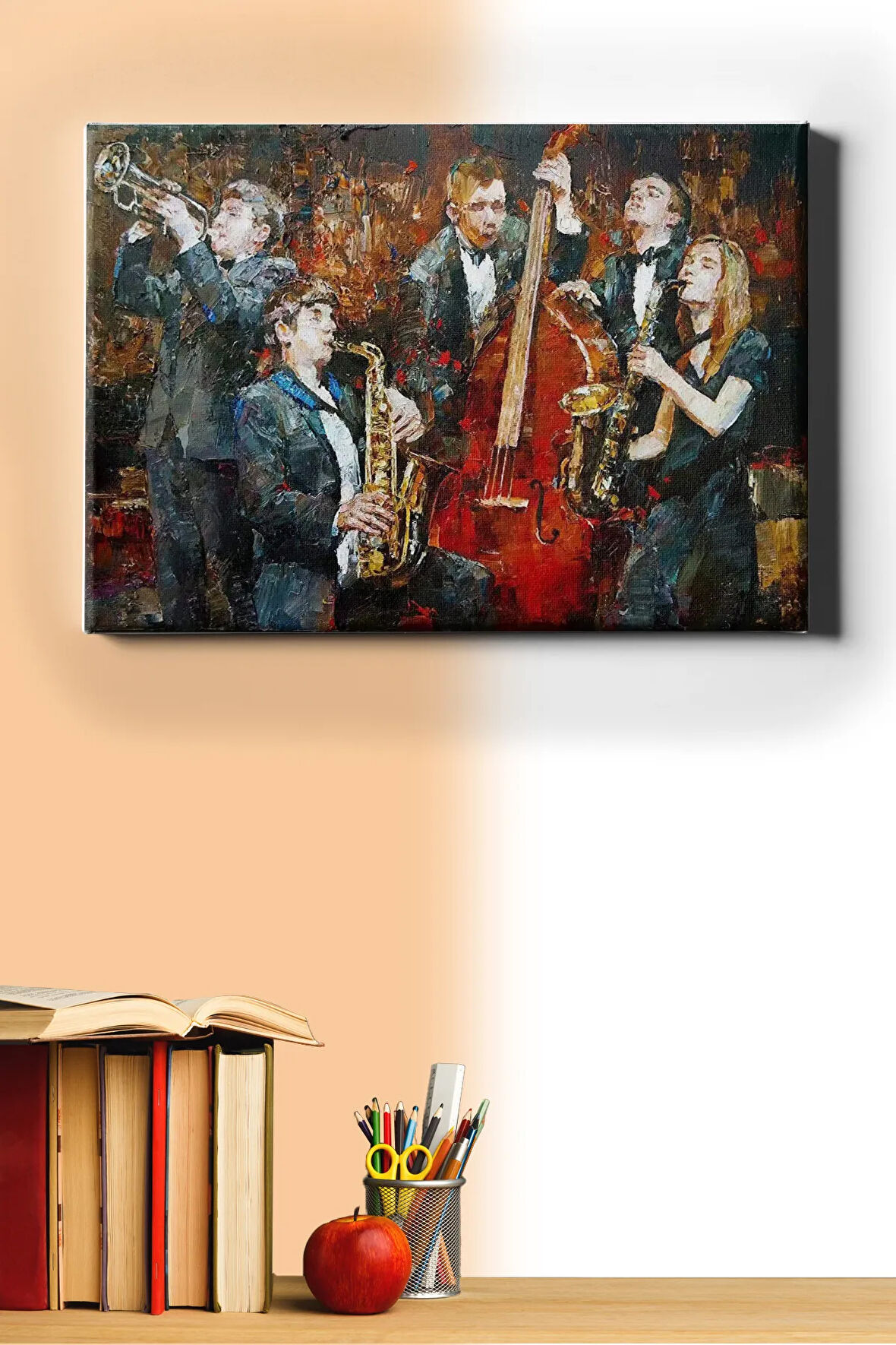 Sayılarla Boyama Seti Kasnaklı Oda Müziği 40 X 50 Cm