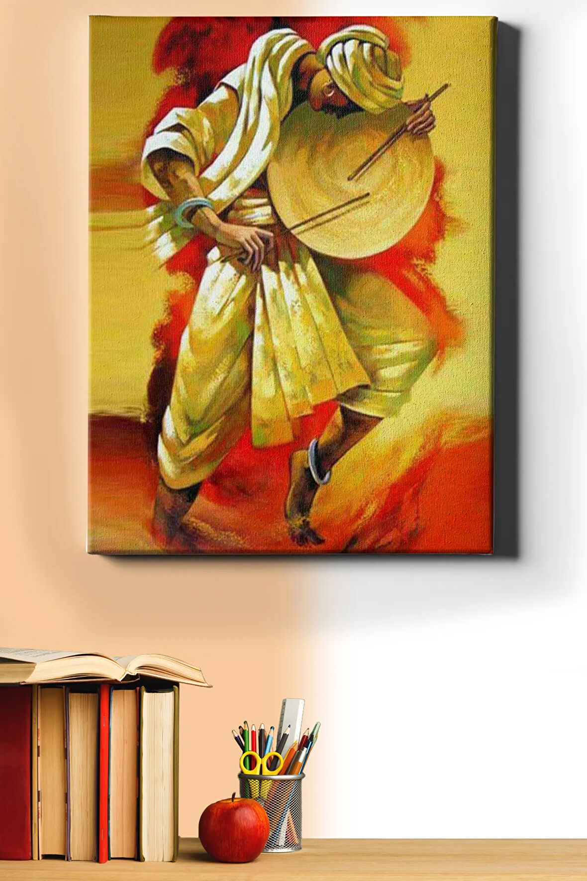 Sayılarla Boyama Seti Kasnaklı Madiga Ritmi 50 X 65 Cm