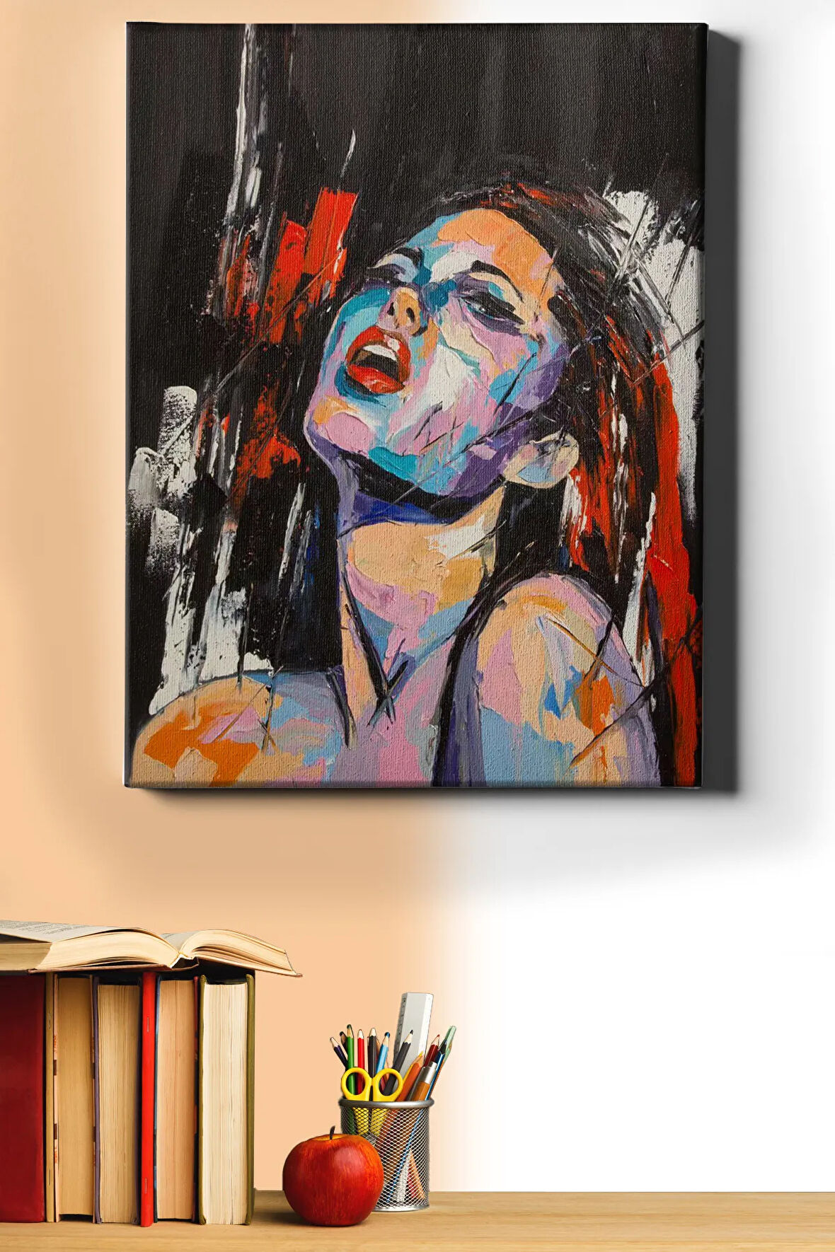 Sayılarla Boyama Seti Kasnaklı Hazlar 40 X 50 Cm