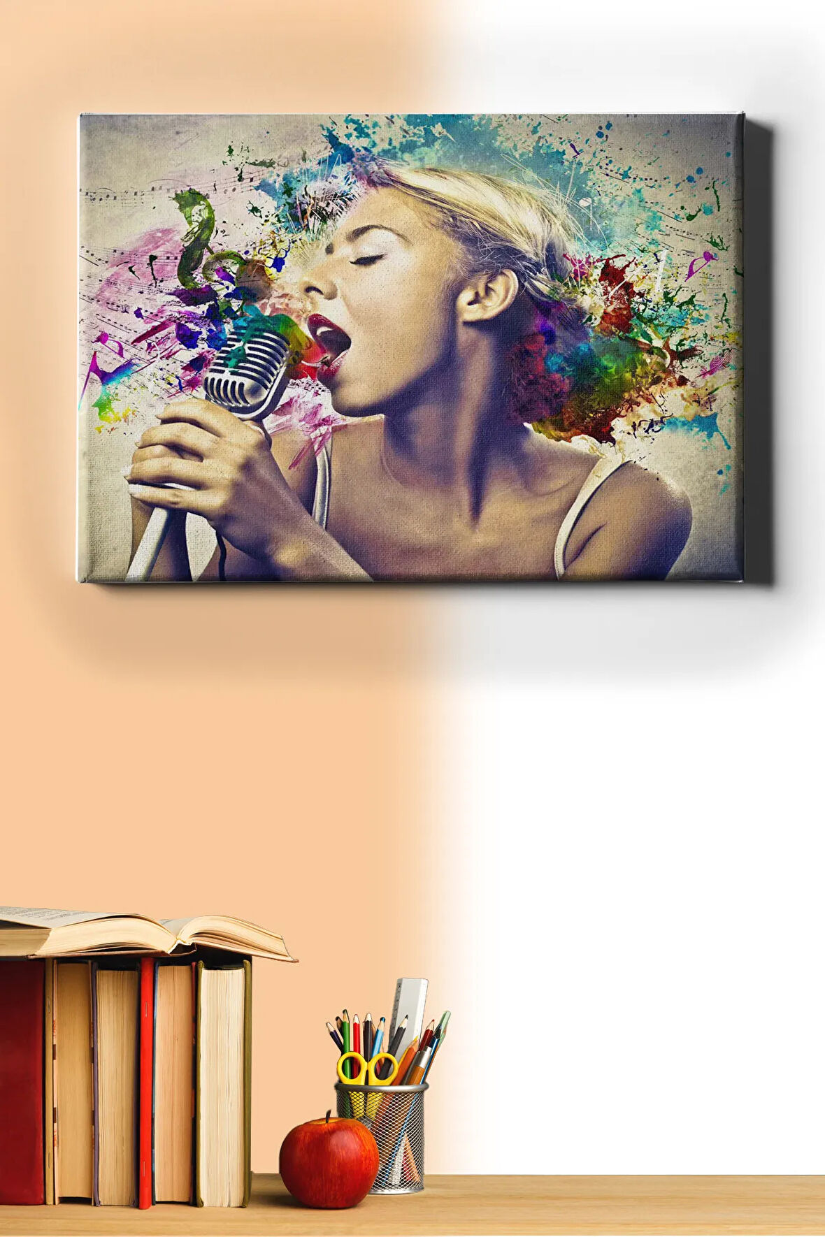 Sayılarla Boyama Seti Kasnaklı Müzik Ve Renkler 40 X 50 Cm