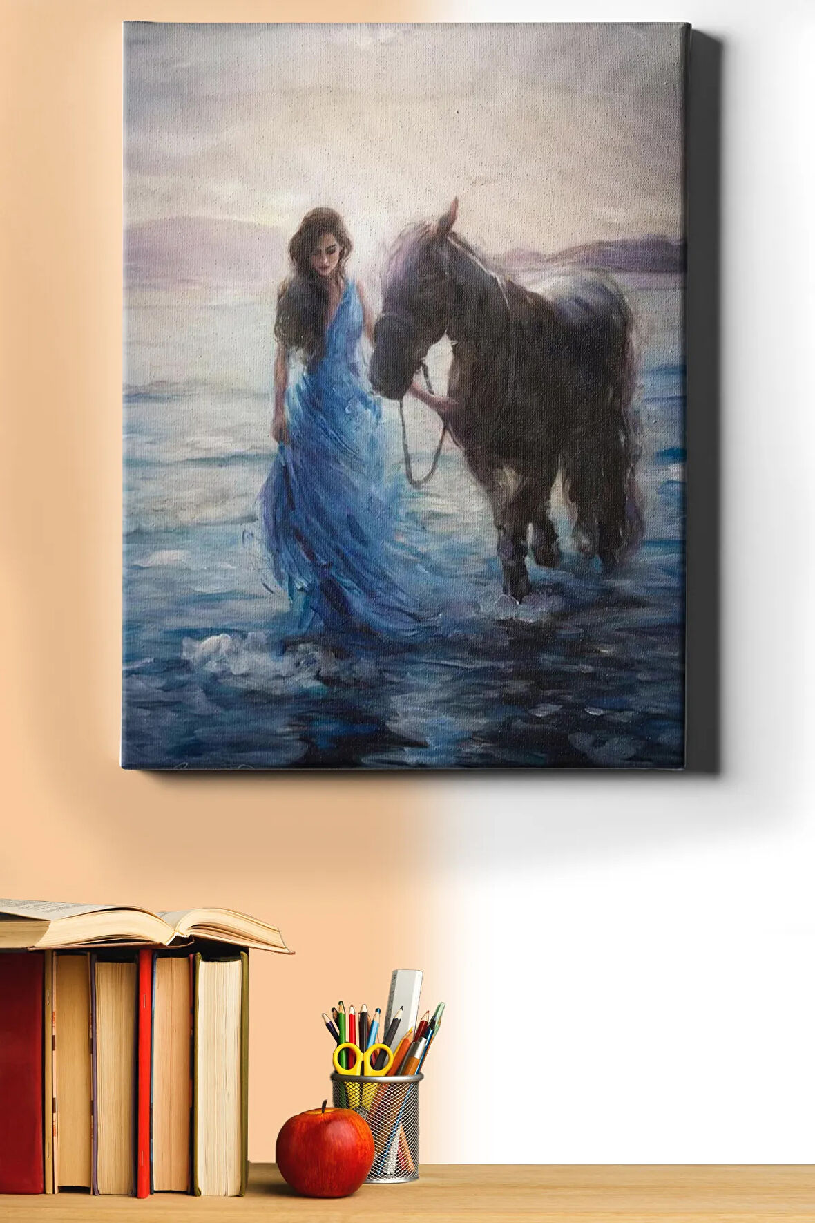 Sayılarla Boyama Seti Kasnaklı Düş Yolcusu 60 X 75 Cm