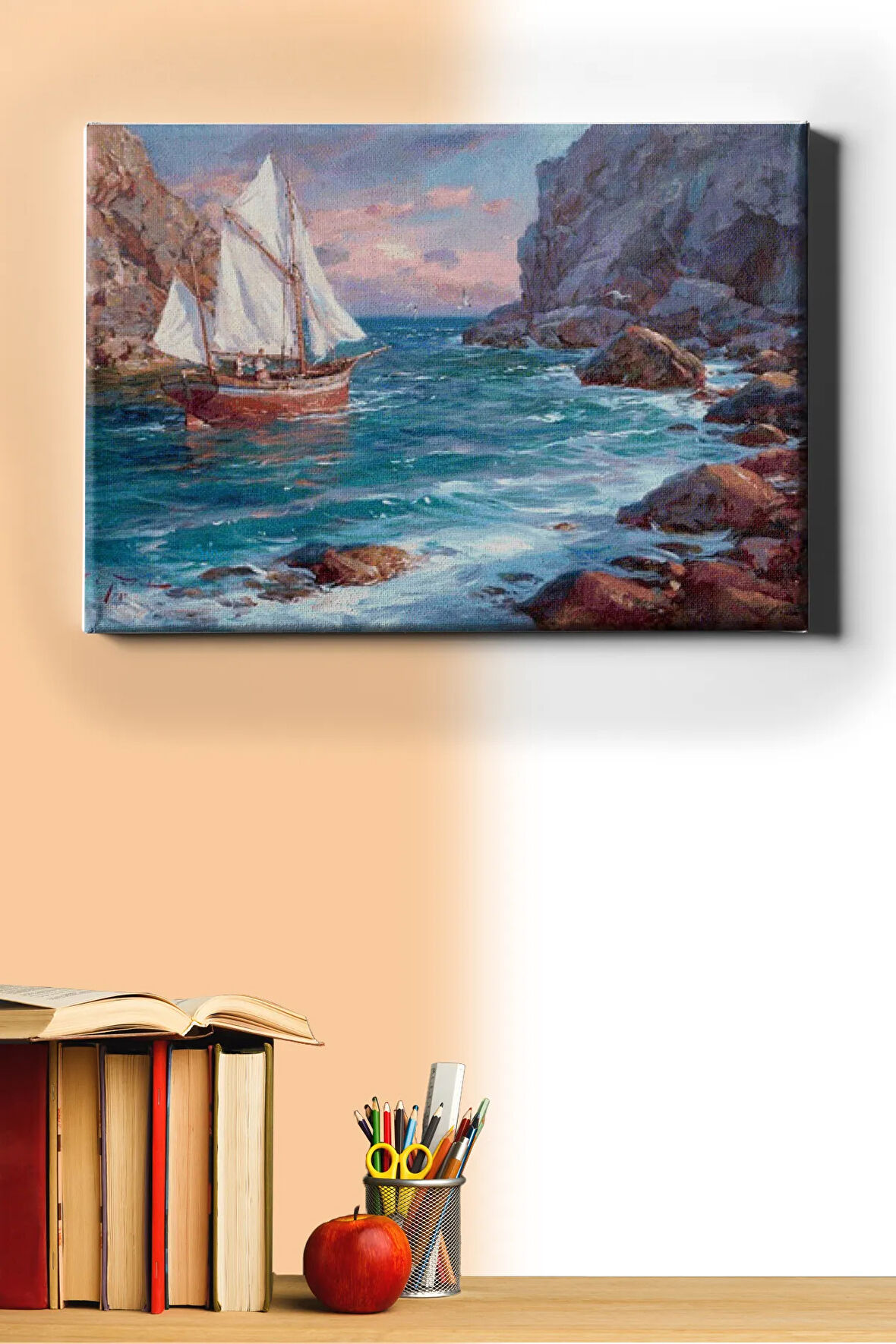 Sayılarla Boyama Seti Kasnaklı Zor Yolculuk 40 X 50 Cm