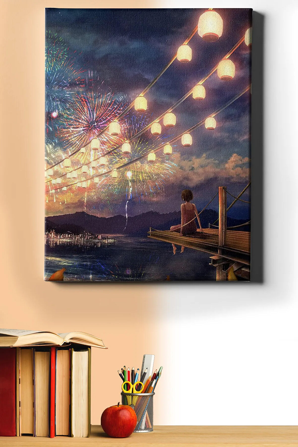 Sayılarla Boyama Seti Kasnaklı Işıklı Manzara 50 X 65 Cm