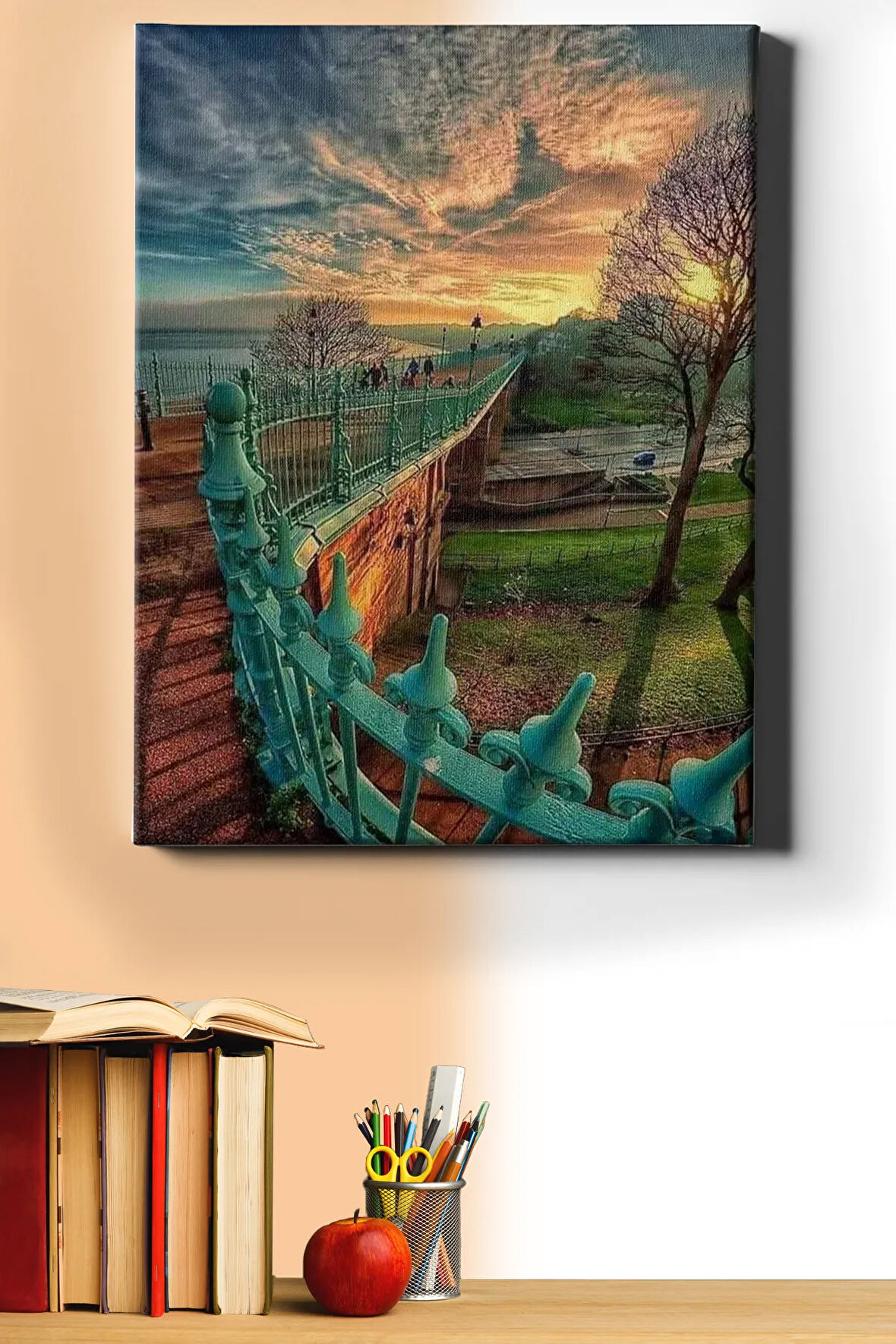 Sayılarla Boyama Seti Kasnaklı Köprüden Geçiş 40 X 50 Cm