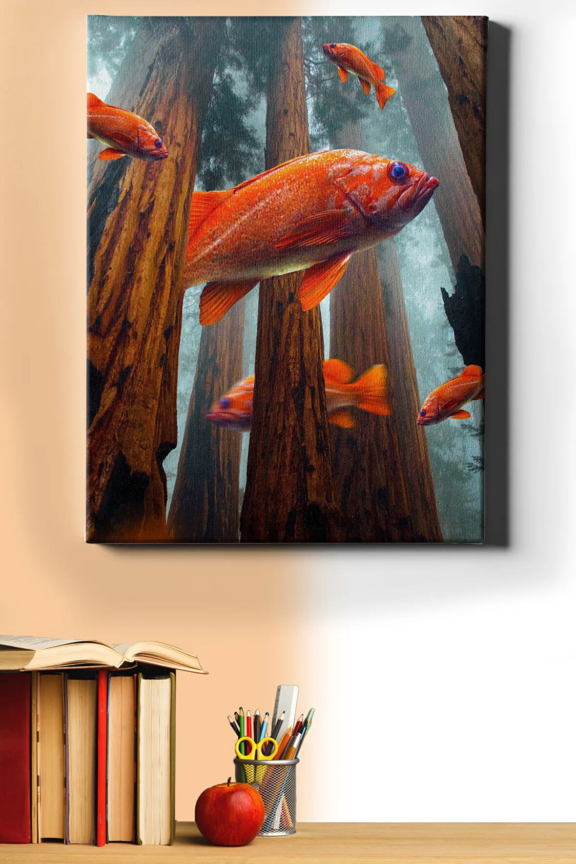Sayılarla Boyama Seti Kasnaklı Orman Denizi 60 X 75 Cm